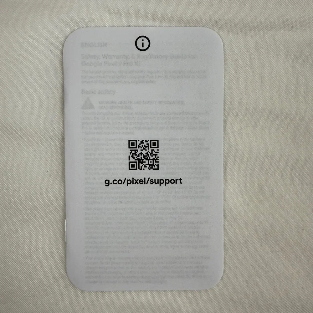 Google Pixel 9 Pro XL 128GB Porcelain 5G Smartphone BOX ONLY